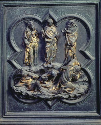 La Transfiguration, neuvième panneau des portes nord du baptistère de San Giovanni, 1403-24 - Lorenzo Ghiberti